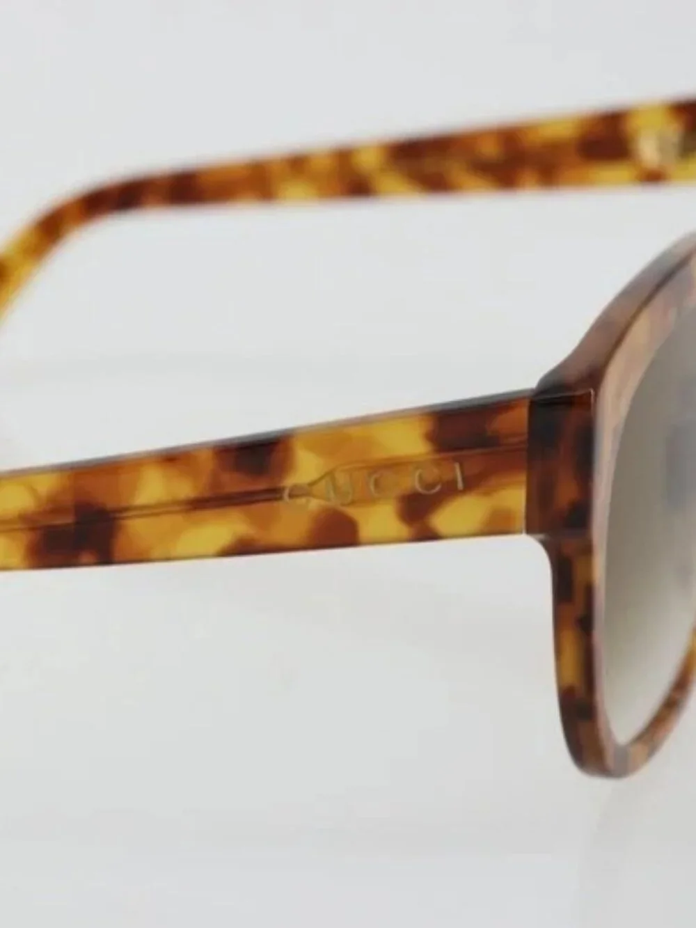 GUCCI Sunglasses plastic Brown GG0361S Auth hk3698